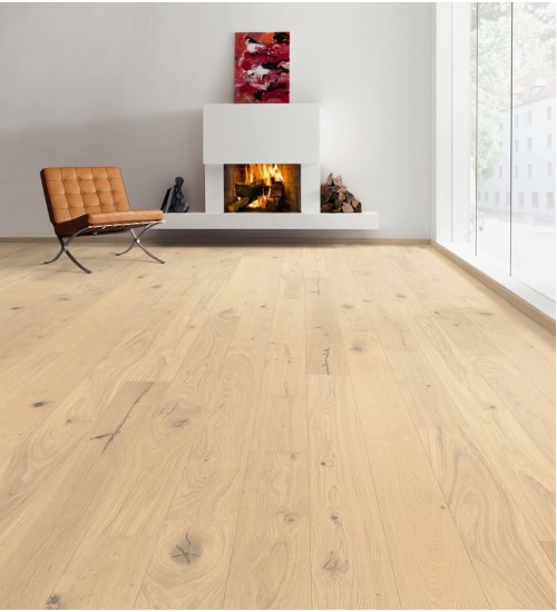 德国汉诺地板三层橡木Plank 1-Strip 180 2V Oak invisible Sauvage brushed 535446